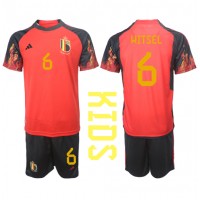 Belgium Axel Witsel #6 Replica Home Minikit World Cup 2022 Short Sleeve (+ pants)